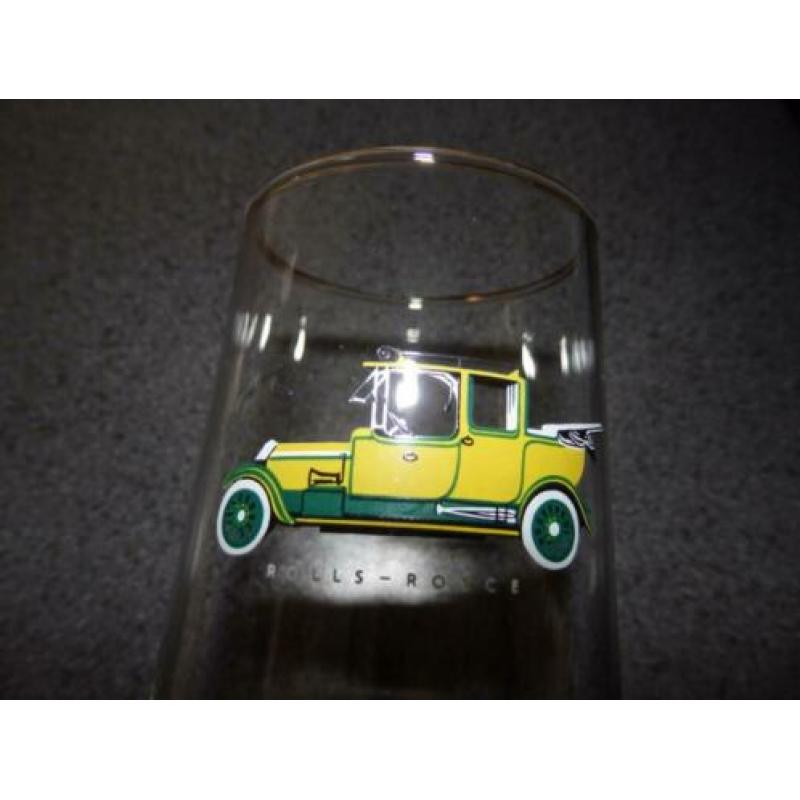 Bierglas wijnglas oldtimer Ford Rolls royce motor bus 1905