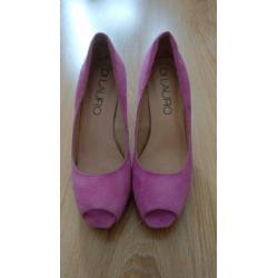 Di Lauro roze peeptoes maat 40