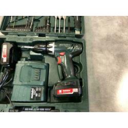 METABO ACCU BOORMACHINE 14,4v BS14,4LI SCHROEFMACHINE SET