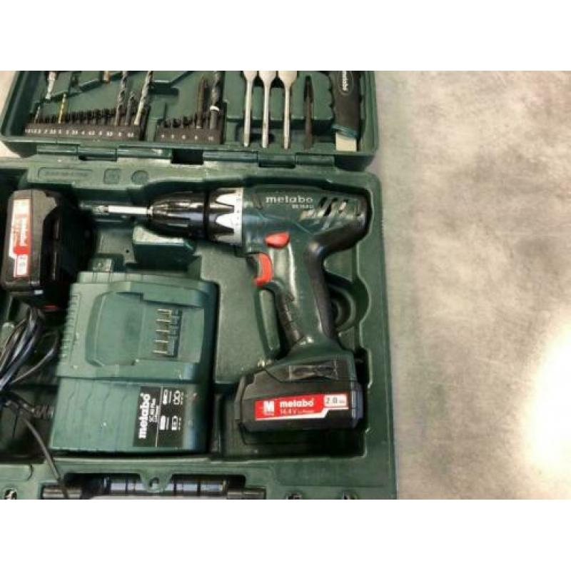 METABO ACCU BOORMACHINE 14,4v BS14,4LI SCHROEFMACHINE SET