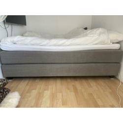 Grijze boxspring 180x210 boxspringset