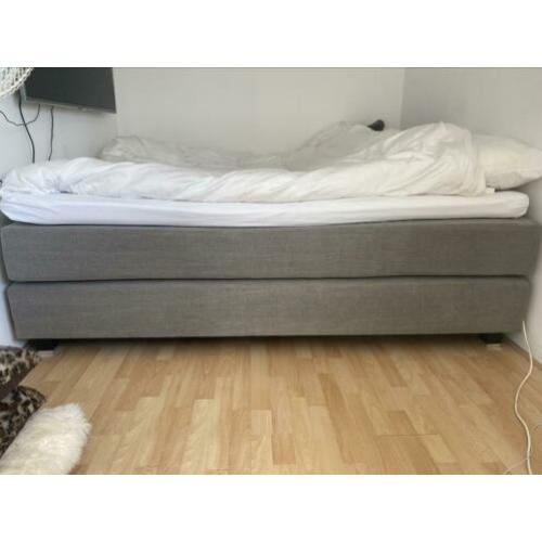 Grijze boxspring 180x210 boxspringset