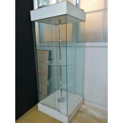 vitrine kast vierkant model