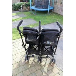 Koelstra Simba Twin buggy, incl regenhoes en parasol