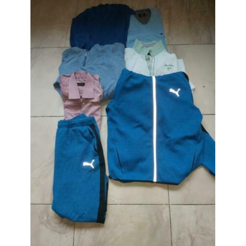 7 zakken heren kleding veel merken