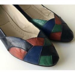 90’s pumps, leer, 38, leather, schoenen, nineties, dames