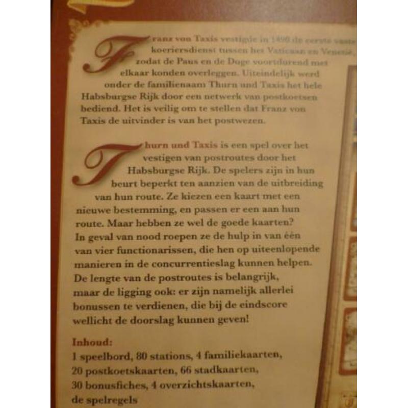 999 games: Thurn und Taxis (10+)