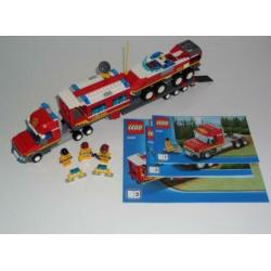Lego 4430 Fire Transporter met boekjes als nieuw