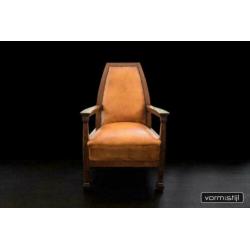 Unieke Amsterdamse School fauteuil (architectuur 1910)