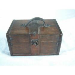Vintage hout houten koffertje of kistje nr. 2