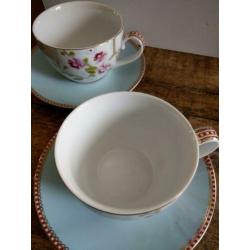 Pip studio cappuccino kop en schotel set van 2