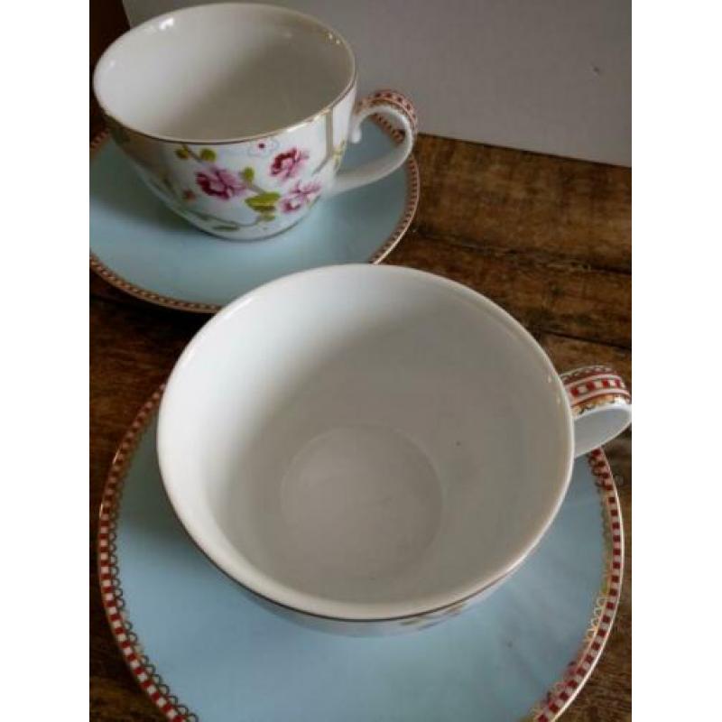 Pip studio cappuccino kop en schotel set van 2