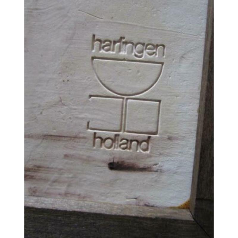 tegel in houten lijst "metselaars"