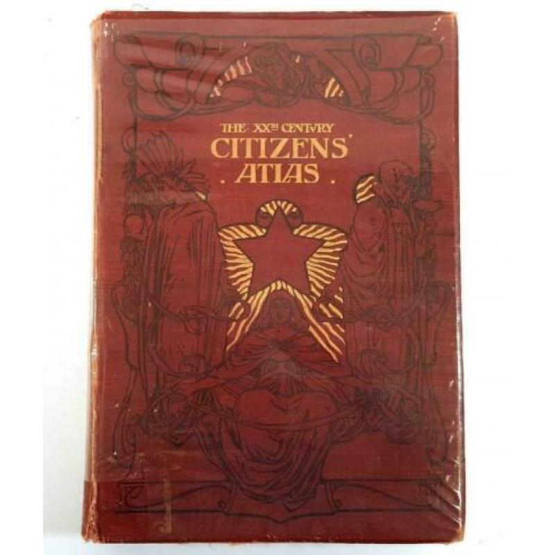 The XXth Century Citizens Atlas Of The World London 1903