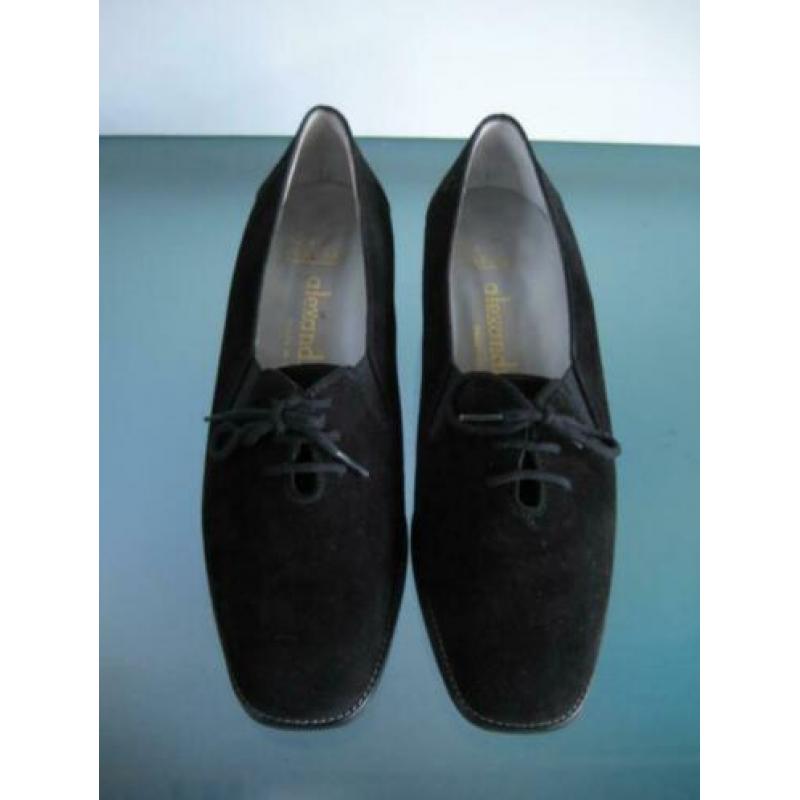 GRATIS VERZENDEN | ALEXANDRIA suede zwarte pumps 39.5 40