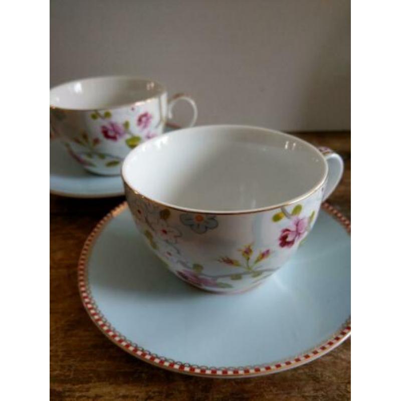 Pip studio cappuccino kop en schotel set van 2