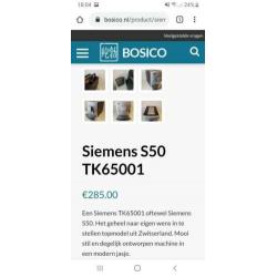 Koffiemachine Siemens Surpresso S50