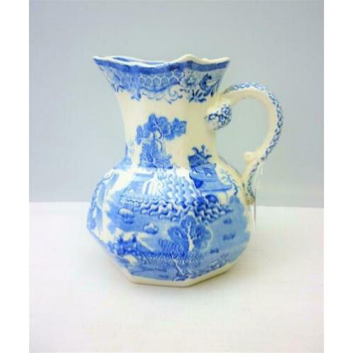 Opruiming Antieke Masons Snake jug / A3190