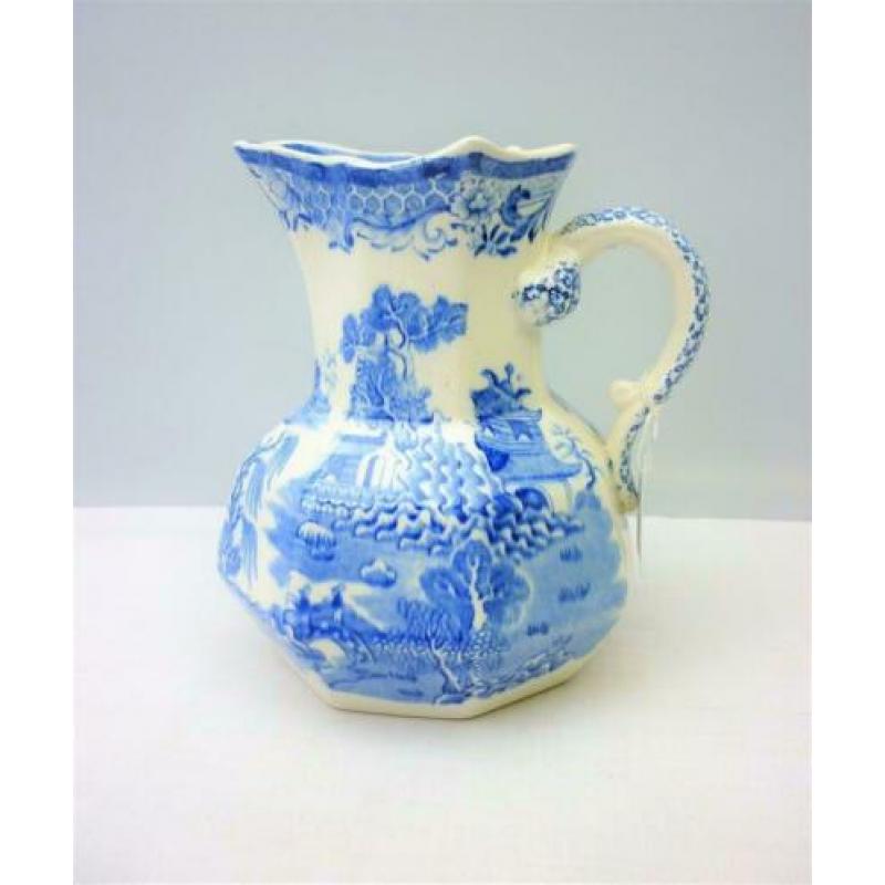 Opruiming Antieke Masons Snake jug / A3190