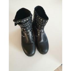 ZARA kids leren laarsjes 34