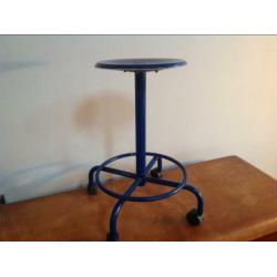 Vintage Stoere Blauwe Kruk