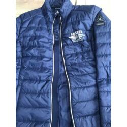 nieuw d.blauw dons jack GAASTRA mt l
