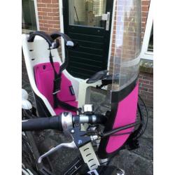 Bobike mini city fietsstoel fietszitje voorzitje windscherm