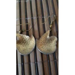 Vintage emaille oorbellen