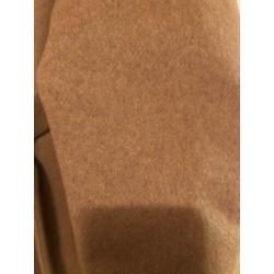 NIEUW - beige mantel jas wol maat L van esprit