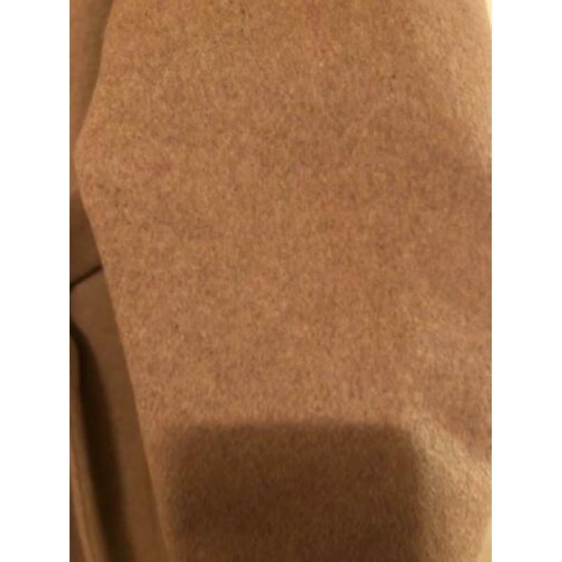 NIEUW - beige mantel jas wol maat L van esprit