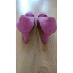 Di Lauro roze peeptoes maat 40