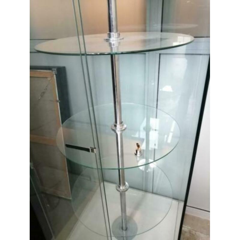 vitrine kast vierkant model