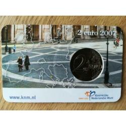 Coincard bijzondere 2 euromunt Verdrag van Rome 50 jaar