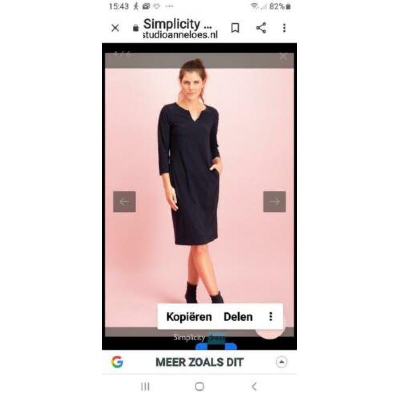 Nieuwe jurk simplicity studio aneloes m nieuw met kaartje
