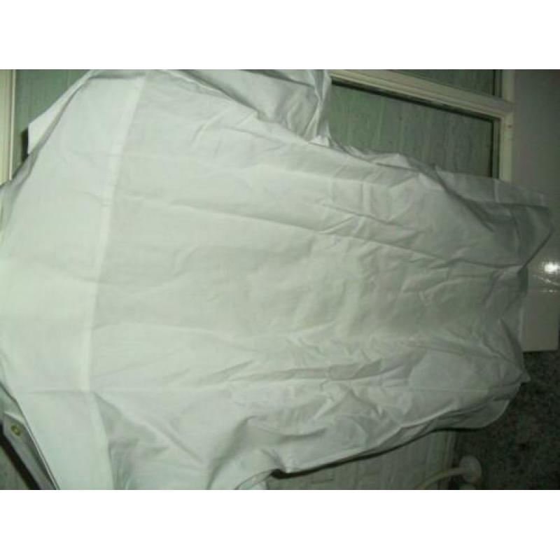 Witte heren blouse maat 42