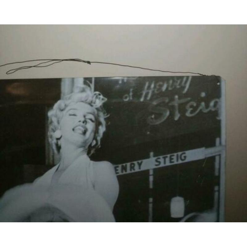 Blikken wandplaat Marilyn Monroe HP Haushaltprodukte
