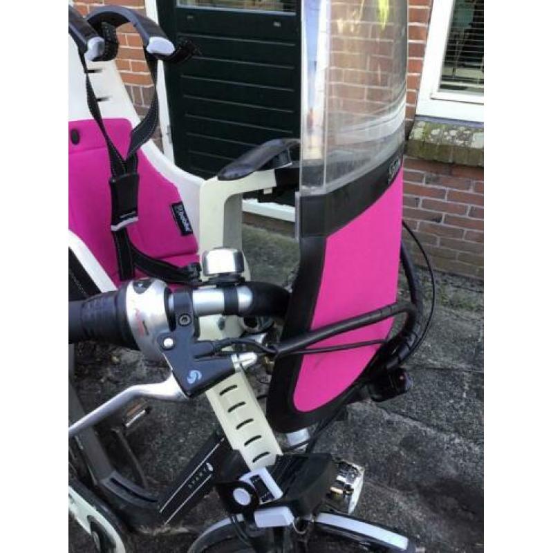 Bobike mini city fietsstoel fietszitje voorzitje windscherm
