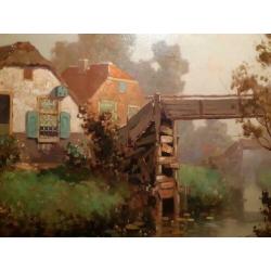 .ooi schilderij Giethoorn van Jan Simon jr. Knikker