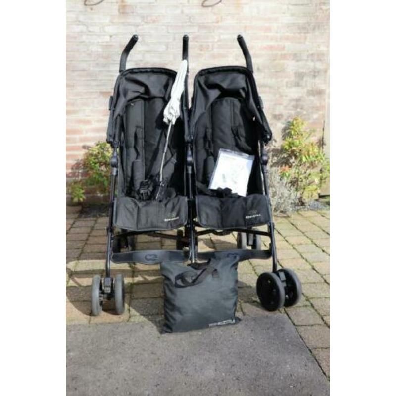 Koelstra Simba Twin buggy, incl regenhoes en parasol