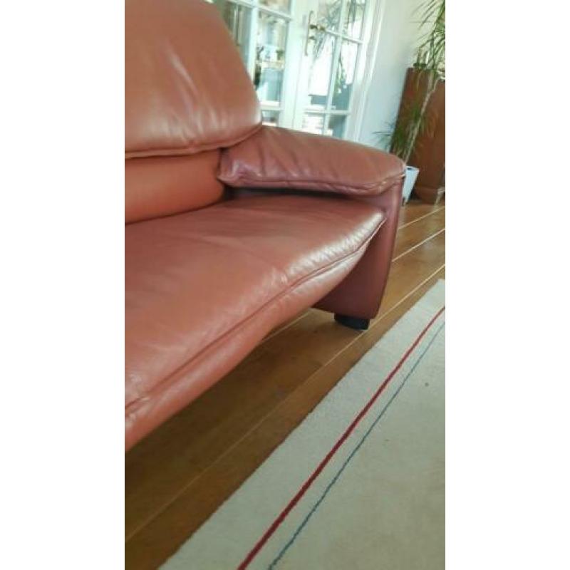 Leolux Bora Beta hoog model 2,5 -zits bank