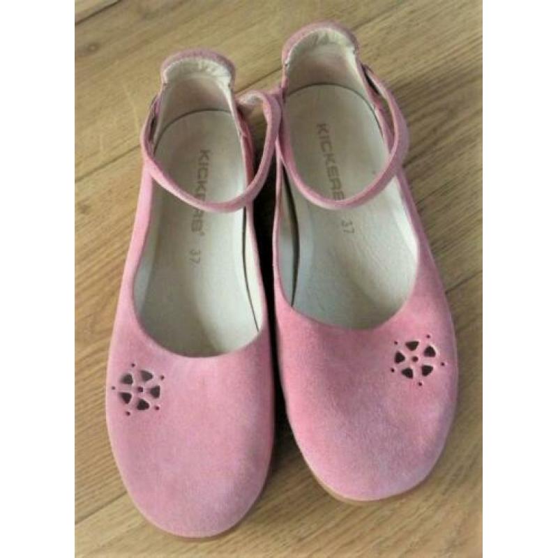 KICKERS Leren/Suede Ballerina's maat 37