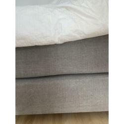 Grijze boxspring 180x210 boxspringset