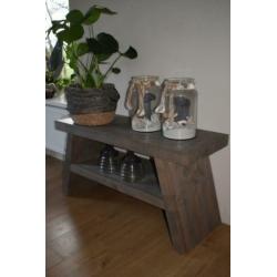 landelijk industrieel salon tvmeubel bijzet tafel