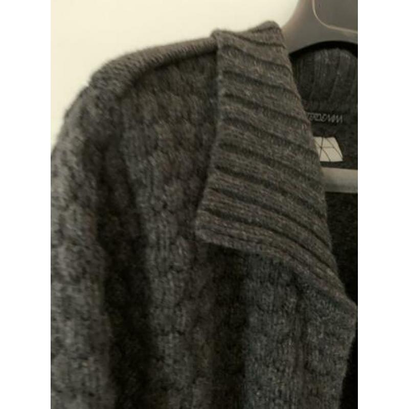 Amsterdenim grijs vest mt L