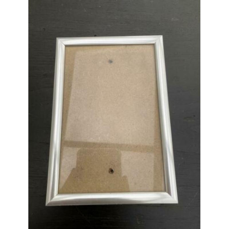 8 zilveren fotolijstjes 10x15cm. Per stuk of samen te koop.