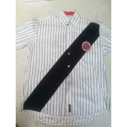 Heren blouse McGregor maat M (wit/zwart)