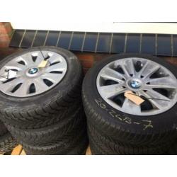 Partij velgen met winterbanden BMW 1 en 3 serie en Insignia