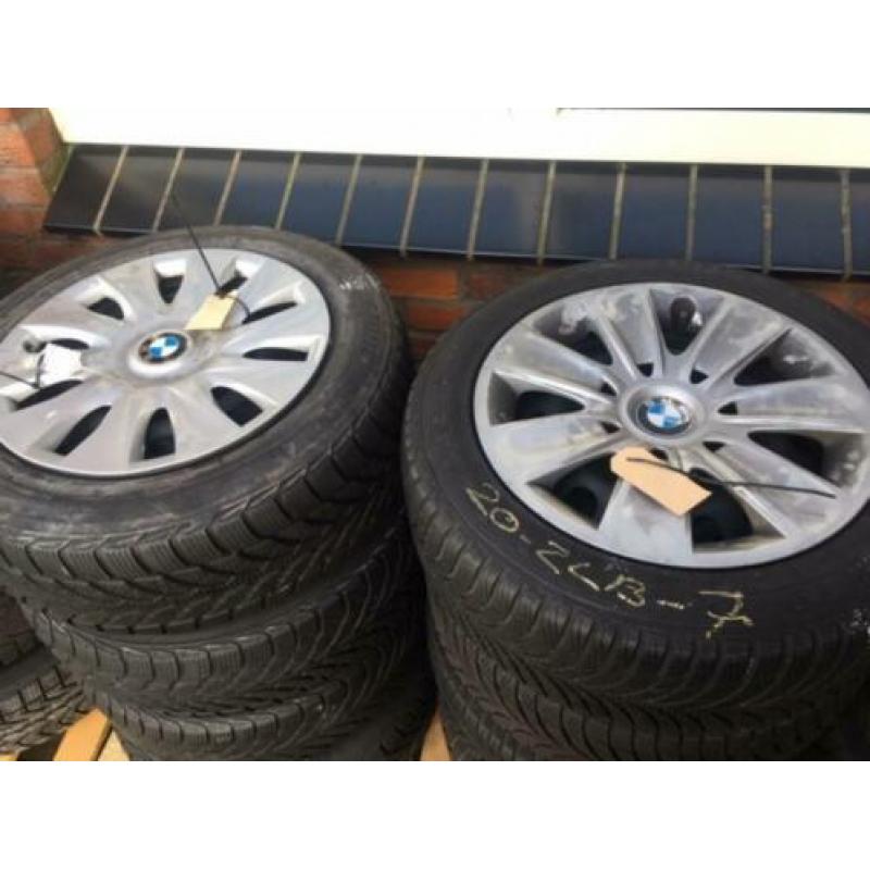 Partij velgen met winterbanden BMW 1 en 3 serie en Insignia