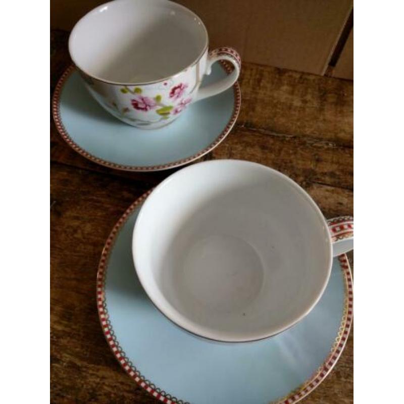 Pip studio cappuccino kop en schotel set van 2