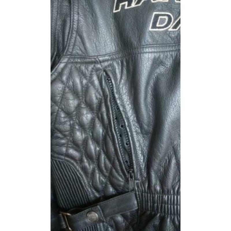 Prachtige leren Harley Davidson dames jas